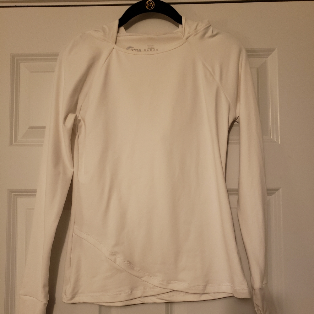 Zyia White Go To Hoodie (XS)